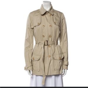 Vince Double-Breasted Trench Coat